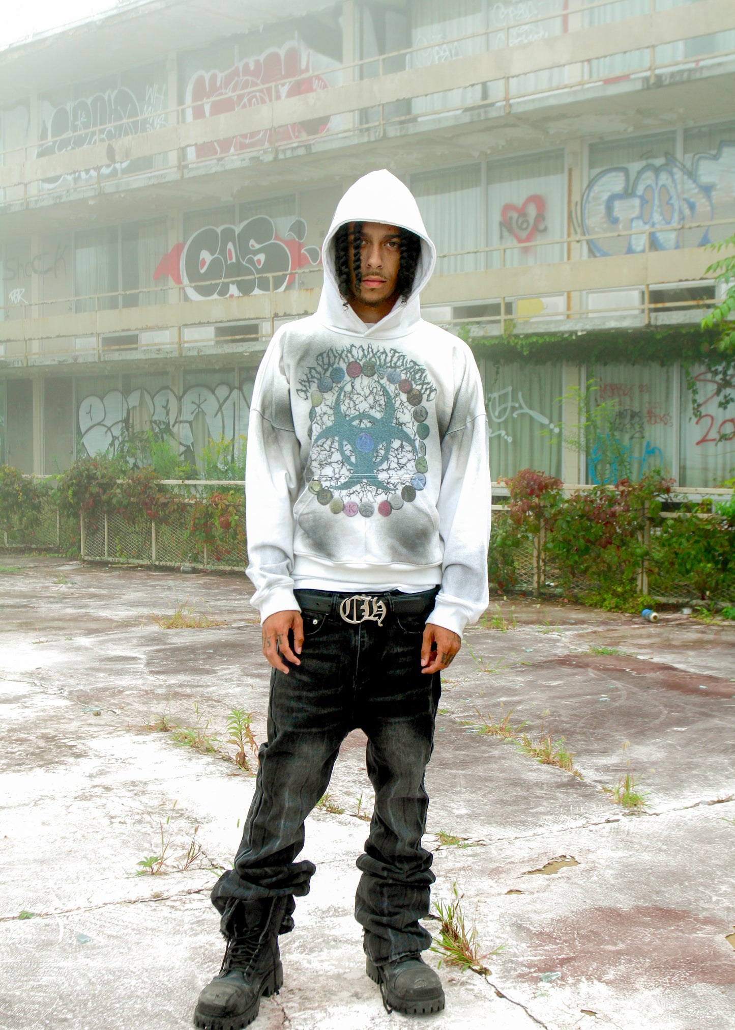 TOXIC HOODIE V3 "White"